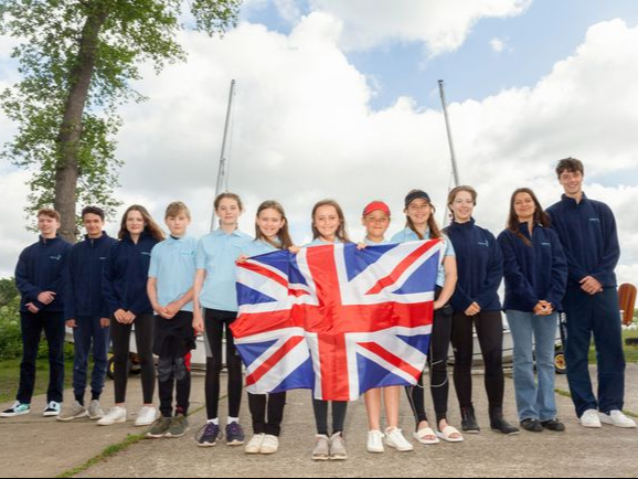 The delighted 12 sailors. Picture by Corinne Whitehouse