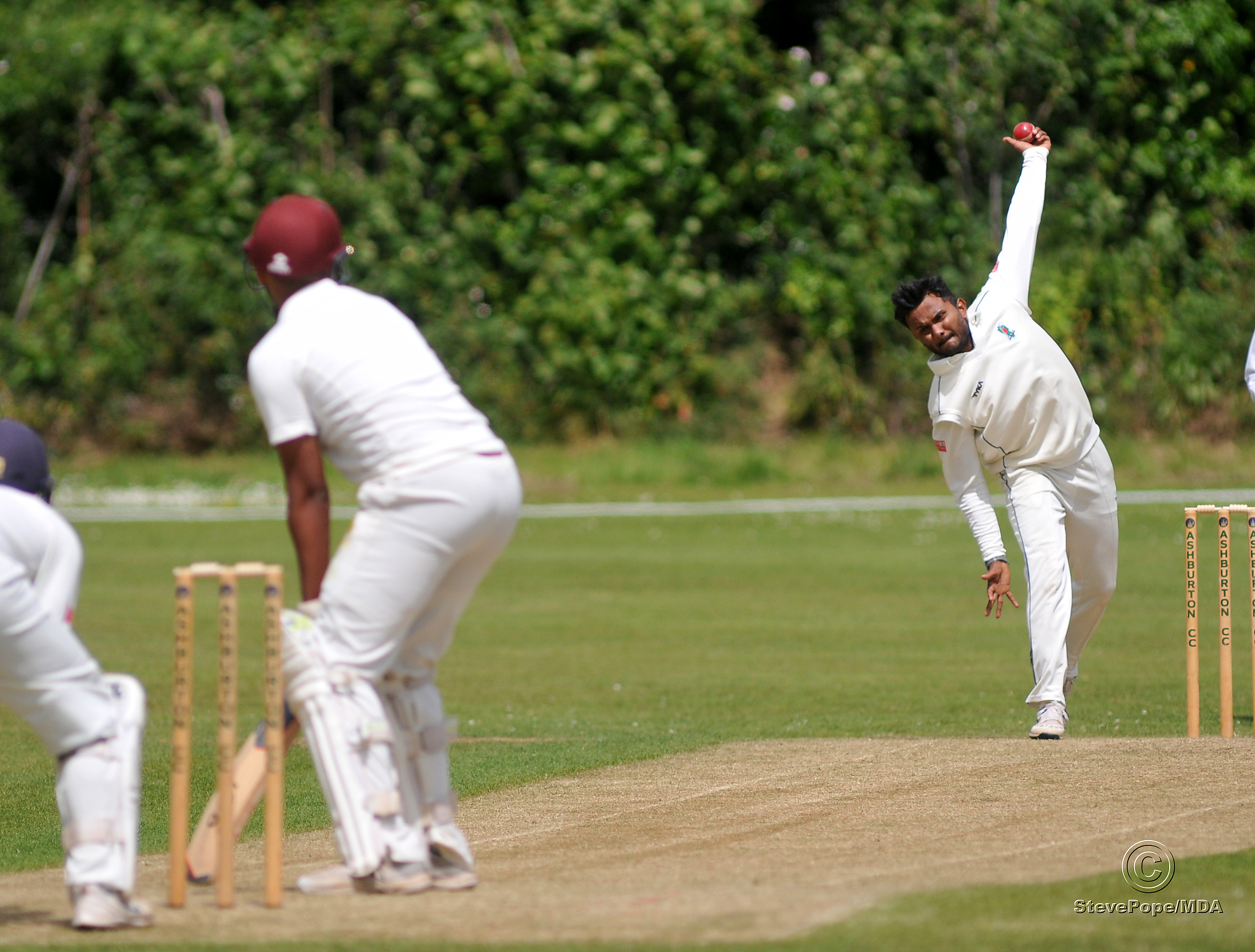 Action from the Devon Cricket League C Division West clash between Ashburton and Paignton second XI on Saturday.