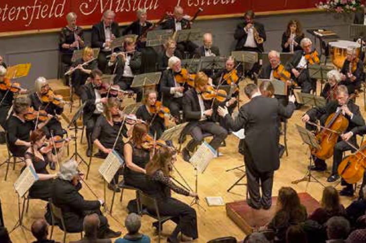 Petersfield Orchestra performing at Petersfield Musical Festival in March 2022.