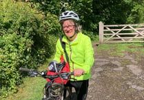 Haslemere mum tackles cycle challenge to thank cancer charity