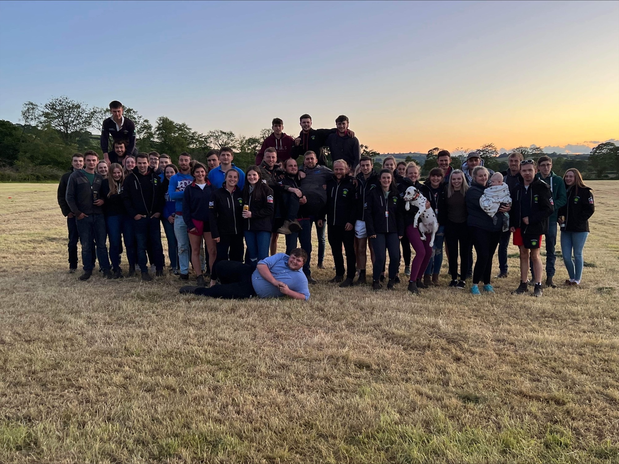 ABOVE: Tavistock Young Farmers on their club tour at Harpers Feeds. ABOVE RIGHT: Charlotte Abel, club secretary.