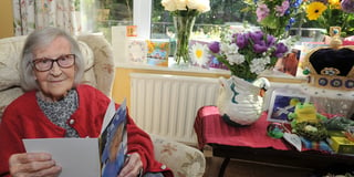 Bishopsteignton flower girl Poppy turns 105