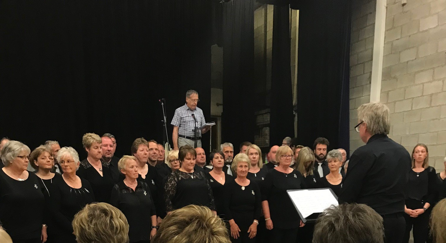 Cor Bro Meirion Dolgellau, winners in the choir competition