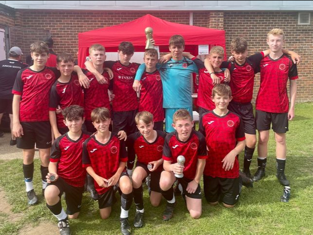 The league-winning under-13 Hawks