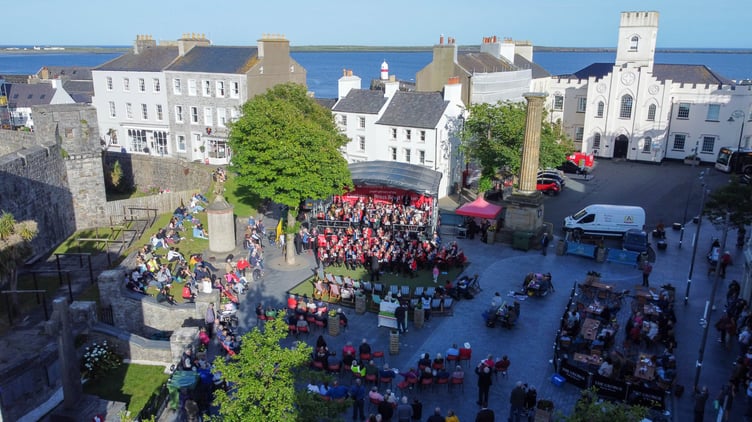 Festival of Brass held in Castletown Square. Photo by Callum Staley (CJS Photography).