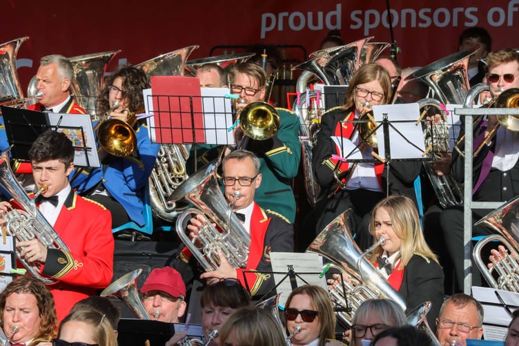 Festival of Brass held in Castletown Square. Photo by Callum Staley (CJS Photography).