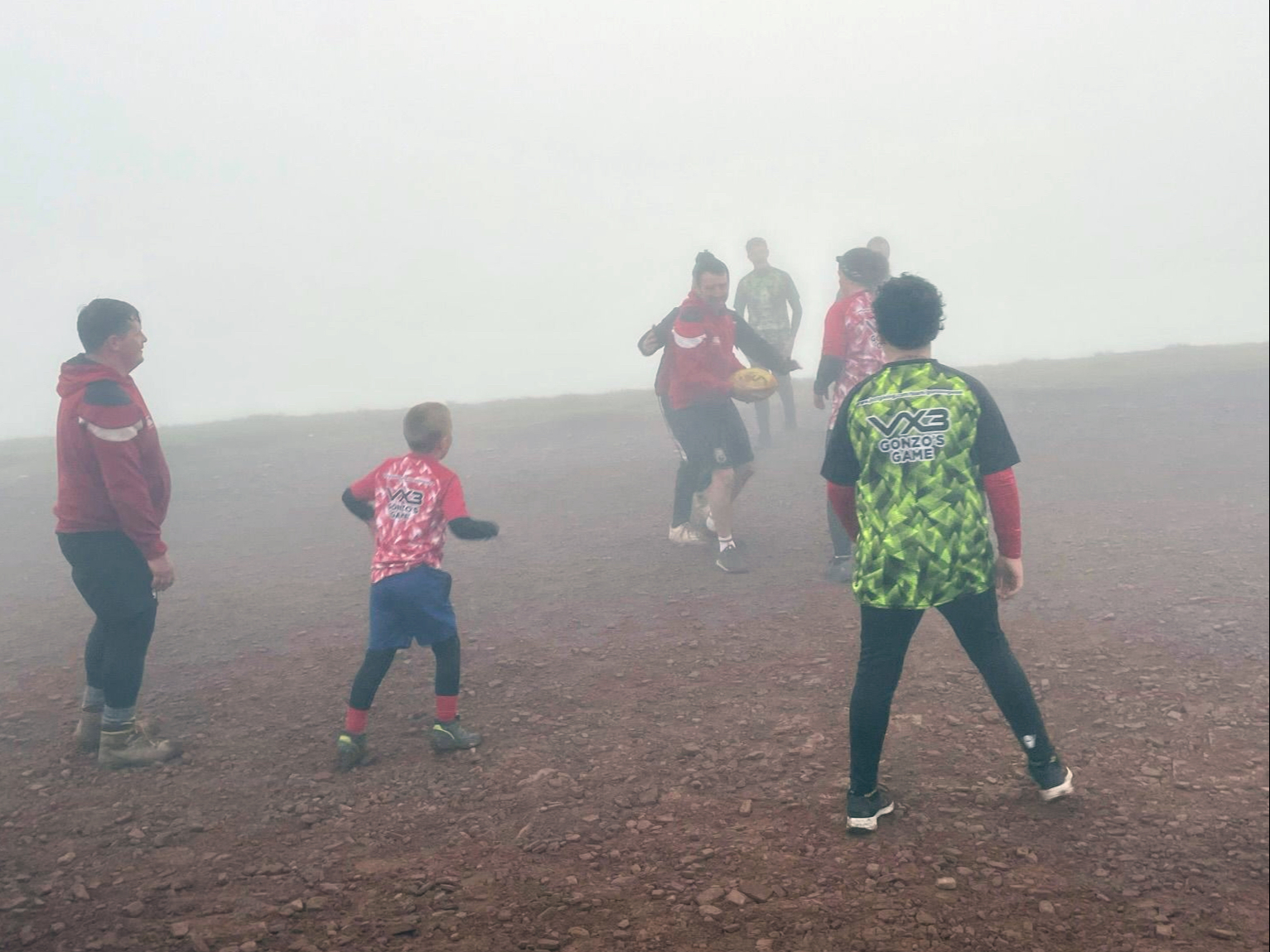 The group played through different conditions including fog, wind, sunshine and the dark
