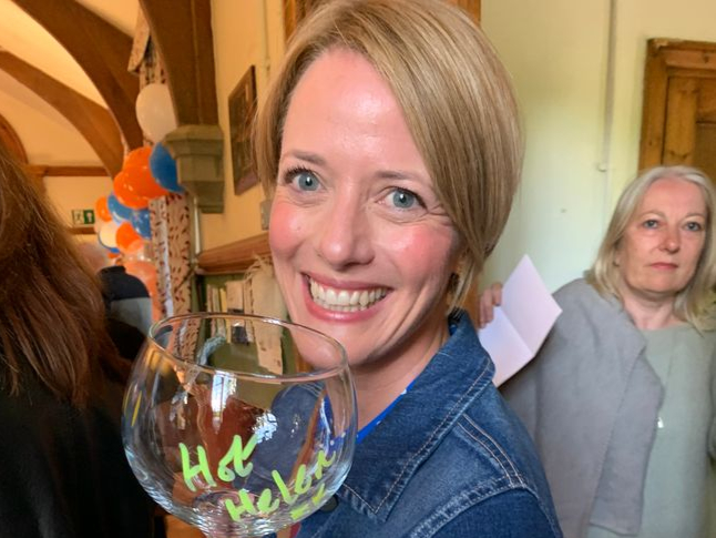 Helen Soothill enjoyed the charity fundraising event