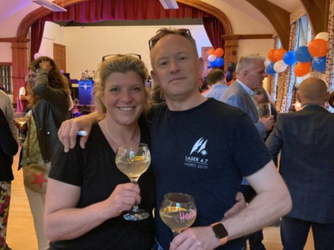 Michael and Maryan Hook came from the Isle of Wight