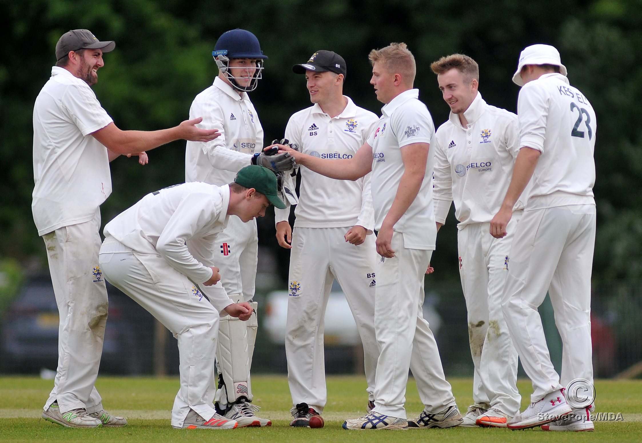 Action from the Devon Cricket League B Division clash between Bovey Tracey second XI and Dartington & Totnes on Saturday.