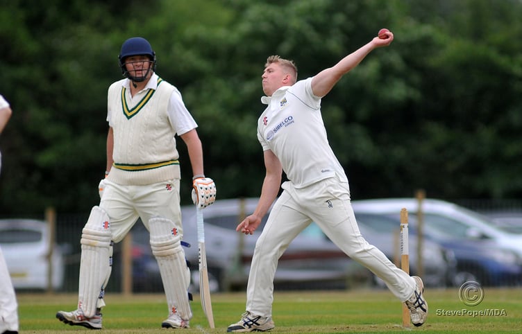 Action from the Devon Cricket League B Division clash between Bovey Tracey second XI and Dartington & Totnes on Saturday.