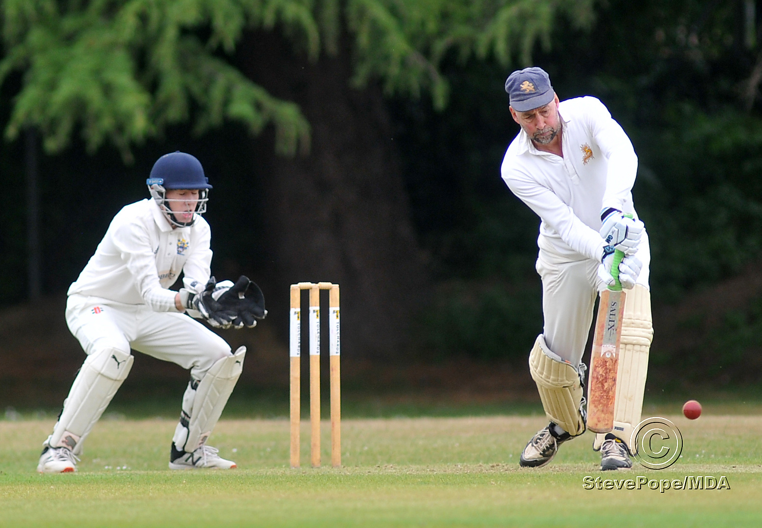 Action from the Devon Cricket League B Division clash between Bovey Tracey second XI and Dartington & Totnes on Saturday.