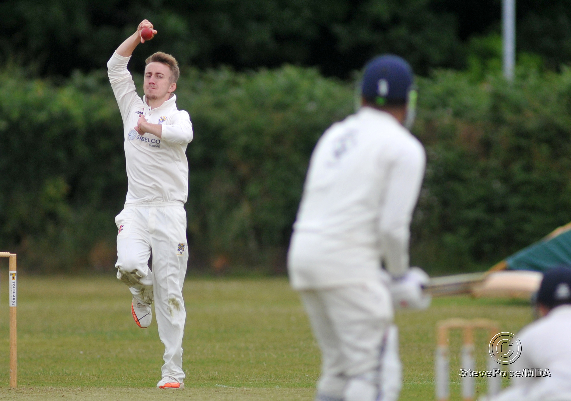 Action from the Devon Cricket League B Division clash between Bovey Tracey second XI and Dartington & Totnes on Saturday.