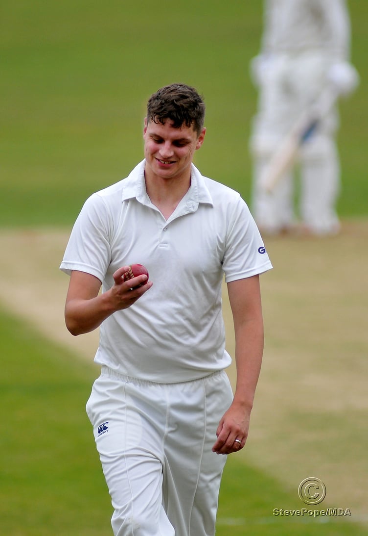 Action from the Devon Cricket League D Division West clash between Ipplepen second XI and Whitchurch Wayfarers on Saturday.