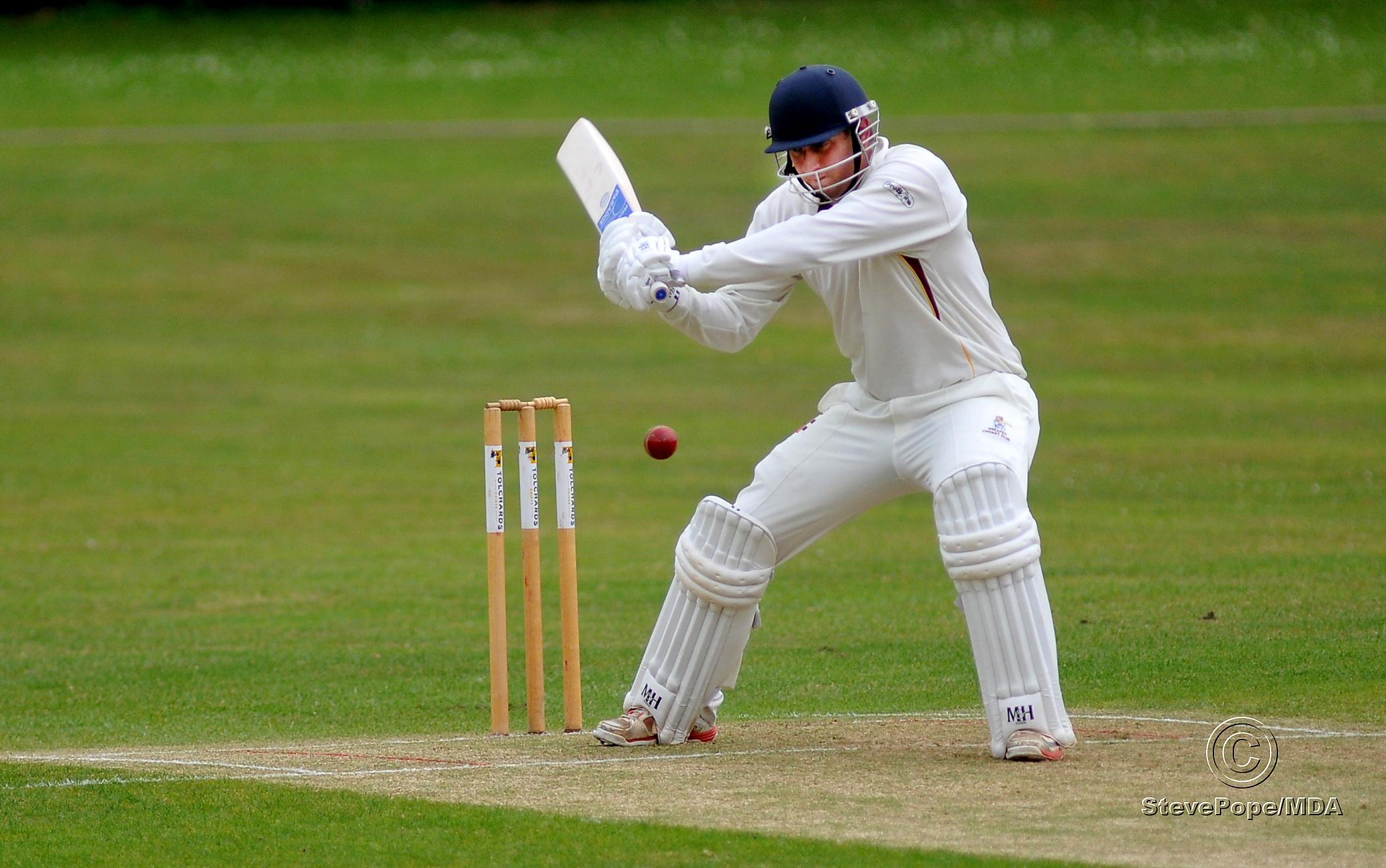 Action from the Devon Cricket League D Division West clash between Ipplepen second XI and Whitchurch Wayfarers on Saturday.