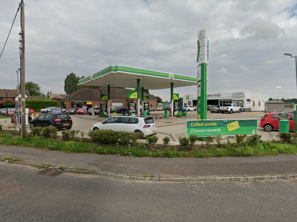 <p>The BP garage in Mill Lane, Crondall</p>