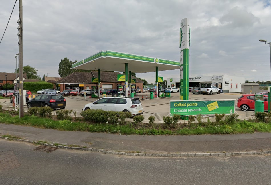 <p>The BP garage in Mill Lane, Crondall</p>