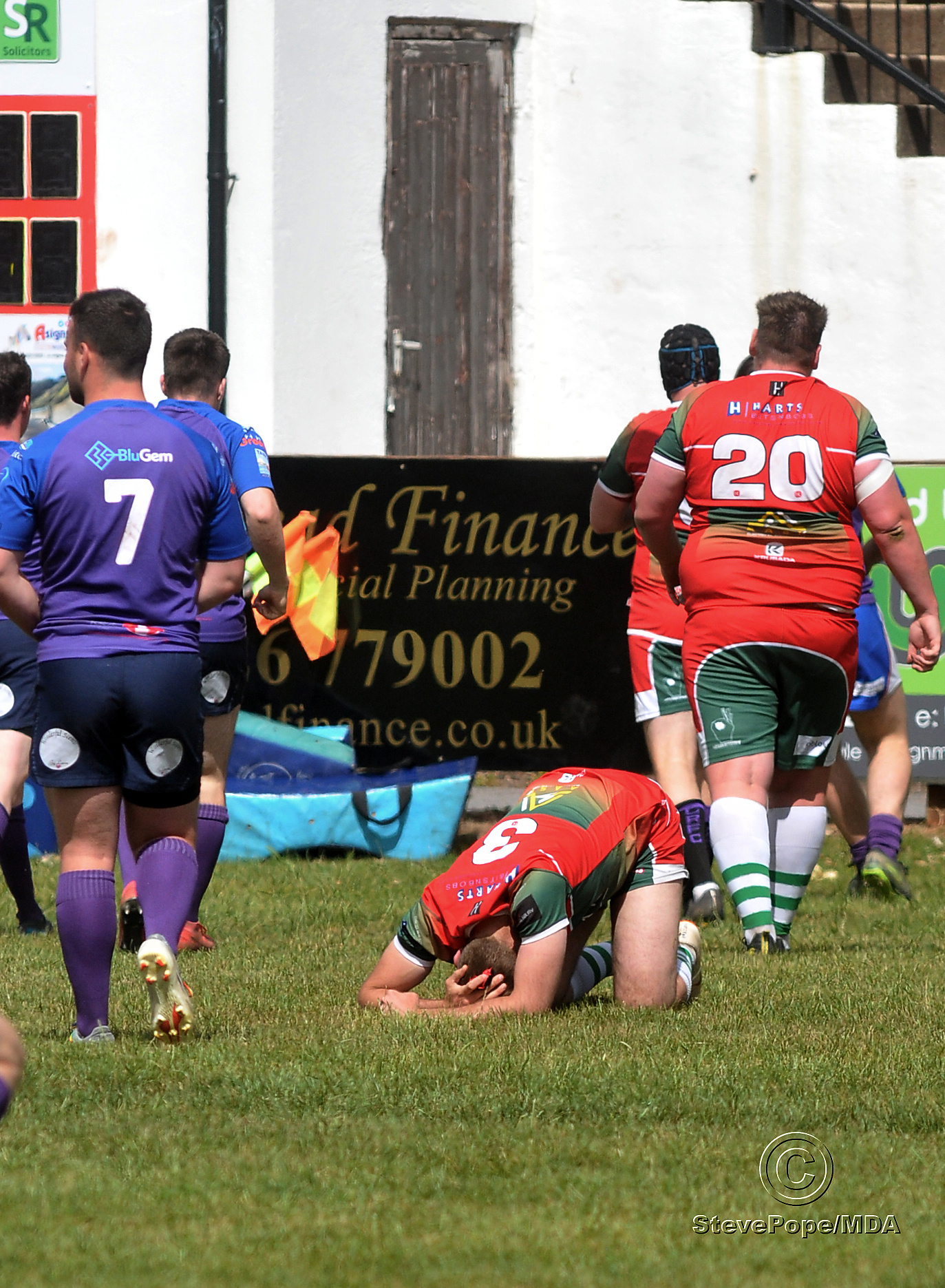 Action from the South West Rugby League clash between Teignbridge Trojans and Tarka Storm on Saturday.