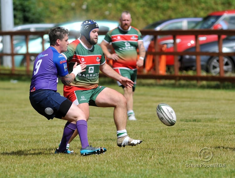 Action from the South West Rugby League clash between Teignbridge Trojans and Tarka Storm on Saturday.