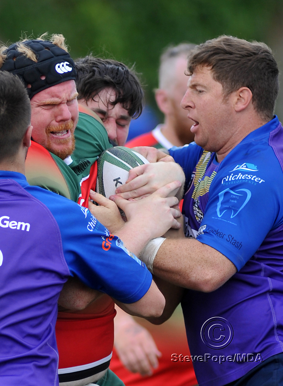 Action from the South West Rugby League clash between Teignbridge Trojans and Tarka Storm on Saturday.