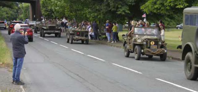 VE Day 80th anniversary inspiration for military vehicles convoy