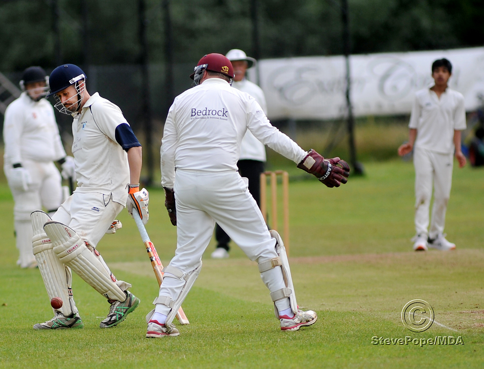 Action from the Devon Cricket League D Division West clash between Kenn and Barton second XI on Saturday.