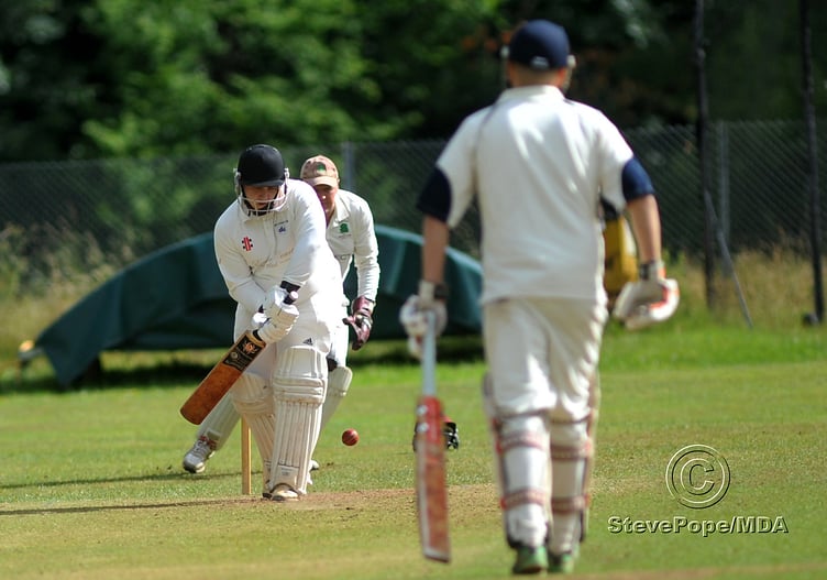 Action from the Devon Cricket League D Division West clash between Kenn and Barton second XI on Saturday.