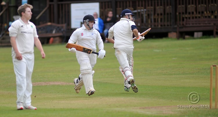 Action from the Devon Cricket League D Division West clash between Kenn and Barton second XI on Saturday.