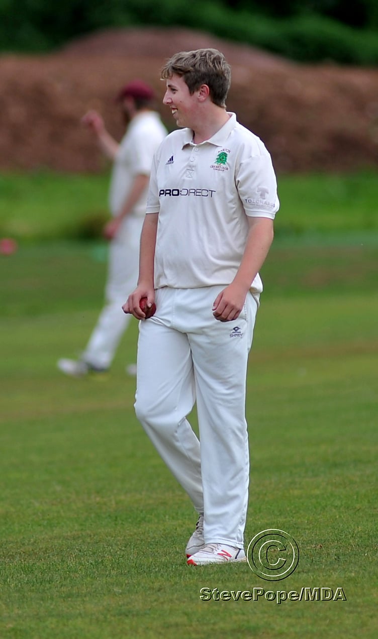 Action from the Devon Cricket League D Division West clash between Kenn and Barton second XI on Saturday.