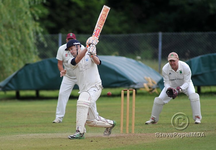 Action from the Devon Cricket League D Division West clash between Kenn and Barton second XI on Saturday.