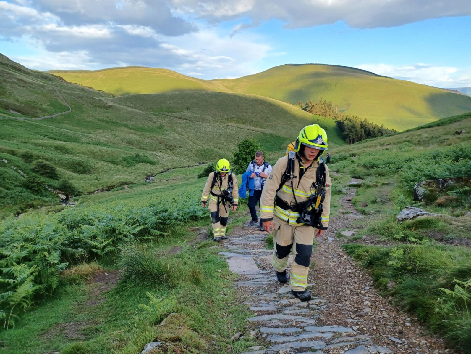 Stephen and Harry faced different weather conditions in the 21 hours