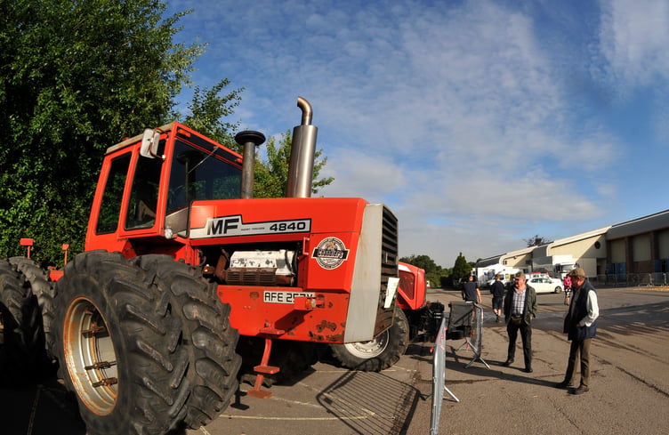 Devon County Show. Vintage tractors of all sizes never fail to impress