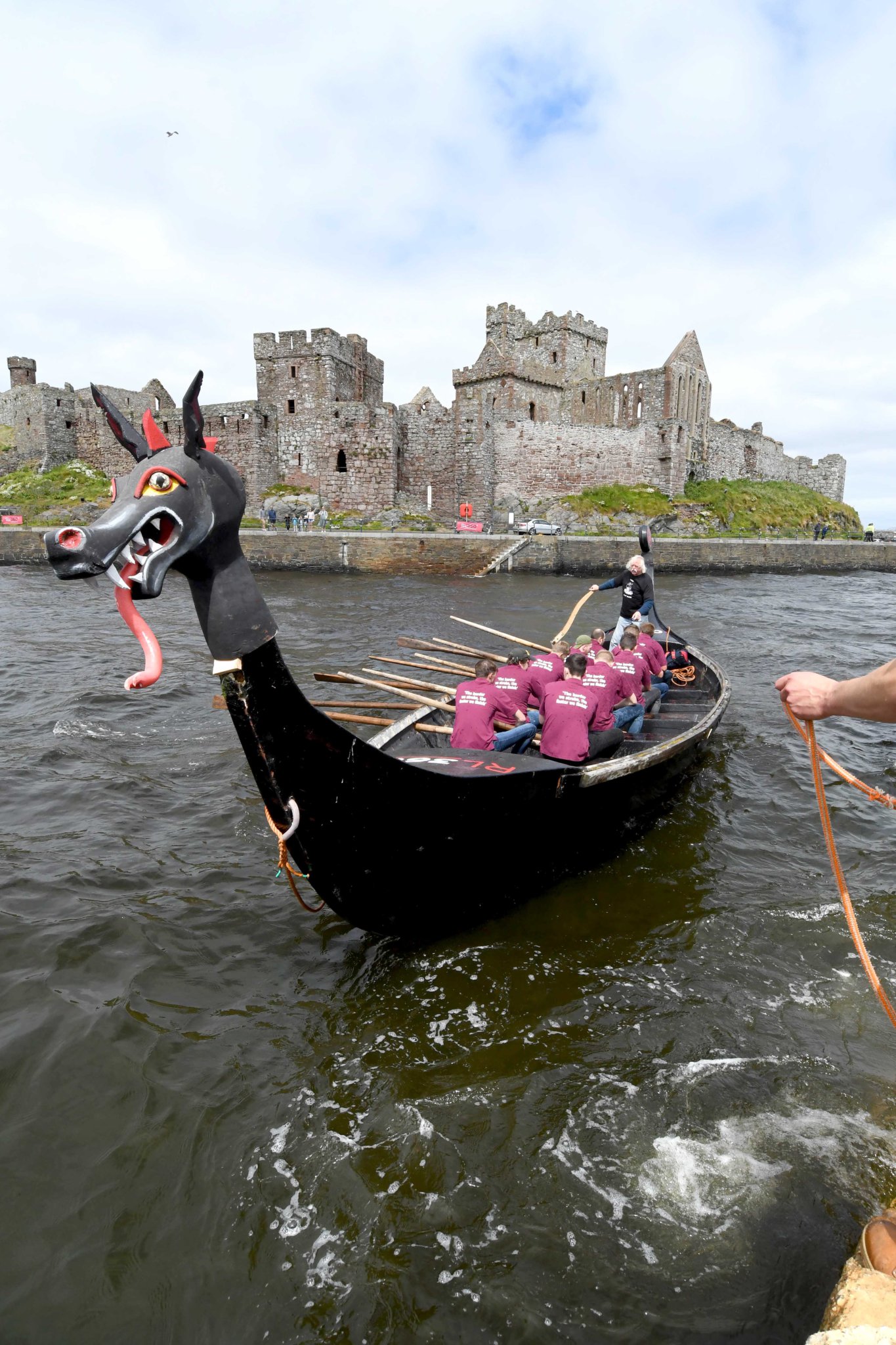 The 2021 Peel Viking Longboat races -
