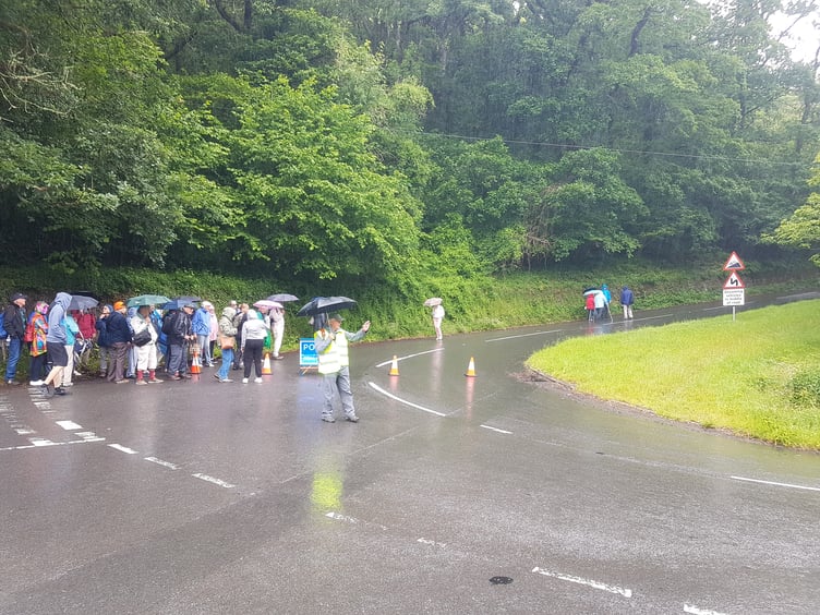 Stuck in the rain and going nowhere