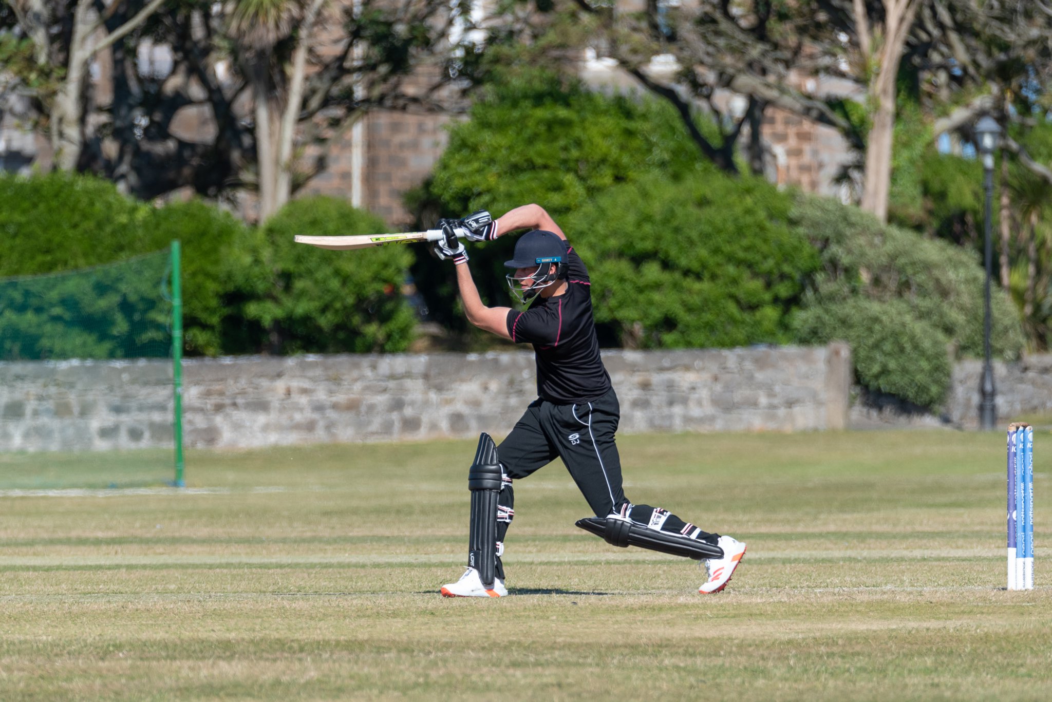 Dollin Jansen scored an excellent 80 runs for King William’s College against the MCC but it was the visitors that edged a close match with only two overs remaining (Photo: Robyn Ackron Photography)