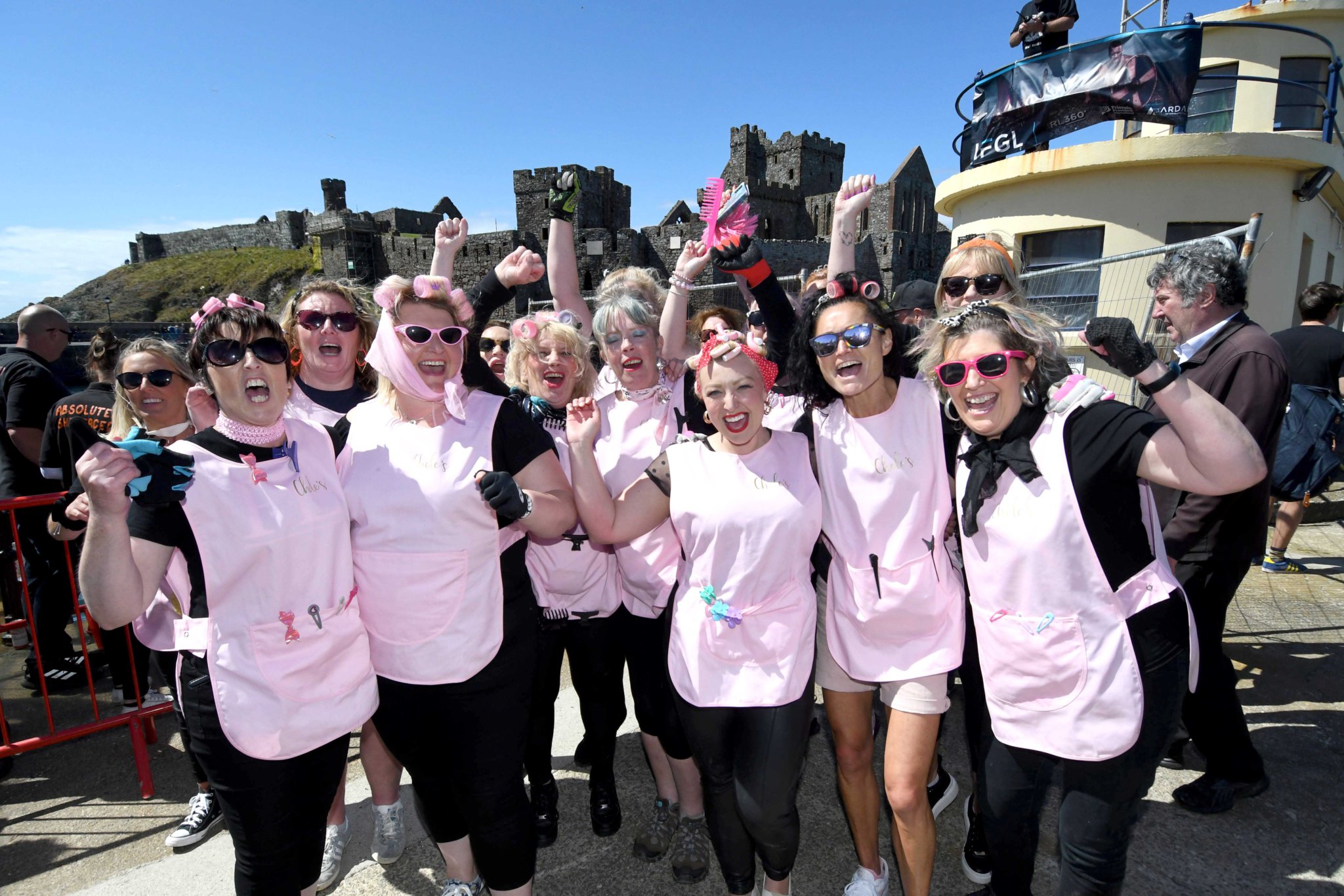 The 2022 Peel Viking Longboat Races - pictured are the ‘Peel Girls are the Boys’ team
