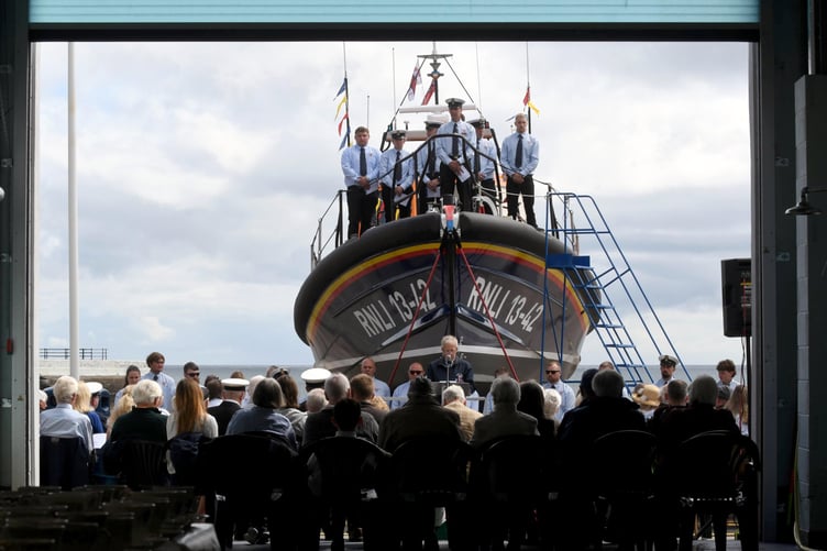The naming ceremony and dedication of Ramsey RNLI lifeboat ‘Ann and James Ritchie II’ -