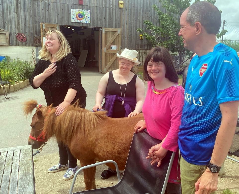 An equine therapy session at Made-Well, which now has the funding for its Changing Places toilet.