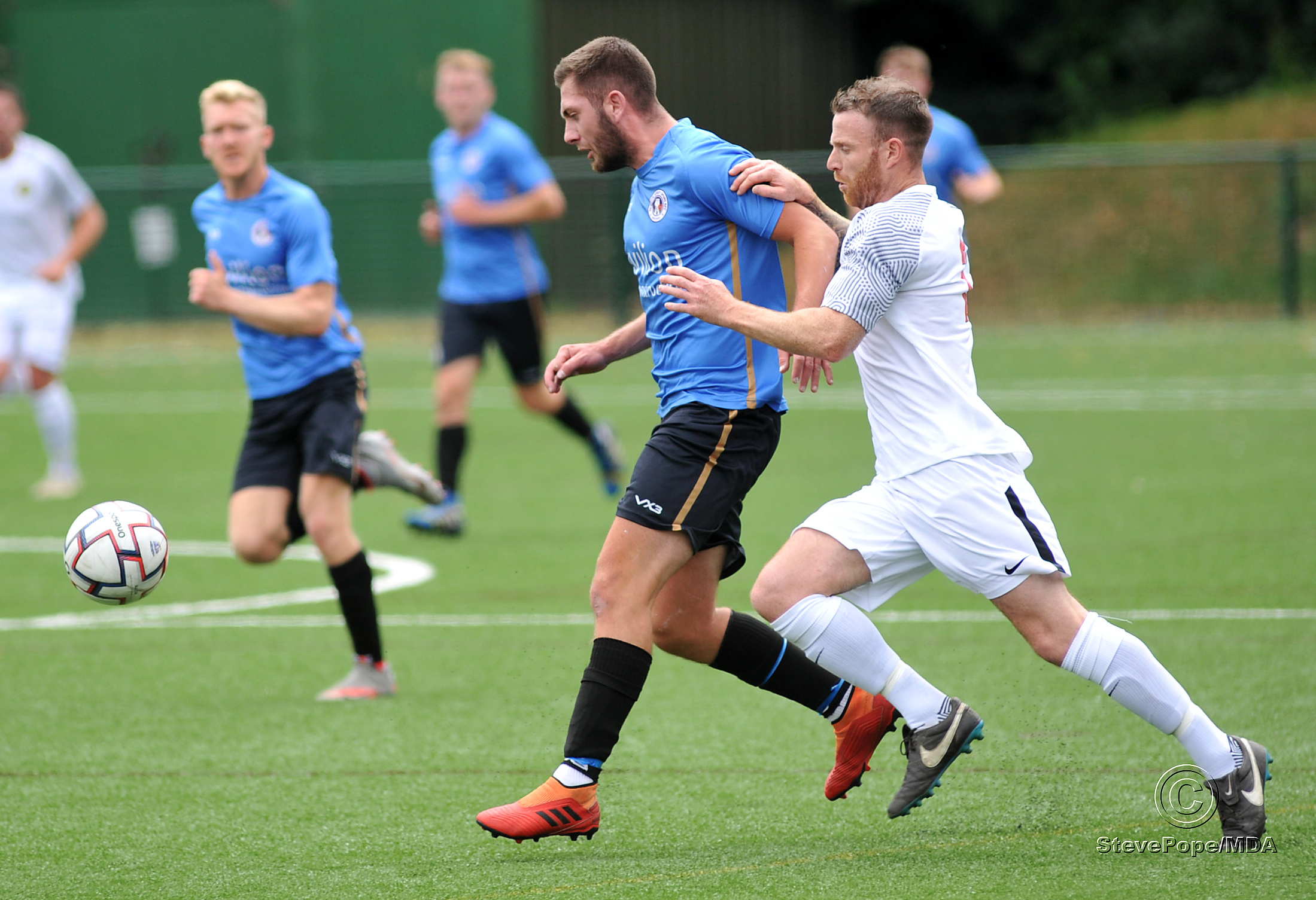 Action from Coach Road where Newton Abbot Spurs entertained St Blazey in a pre-season friendly on Saturday.