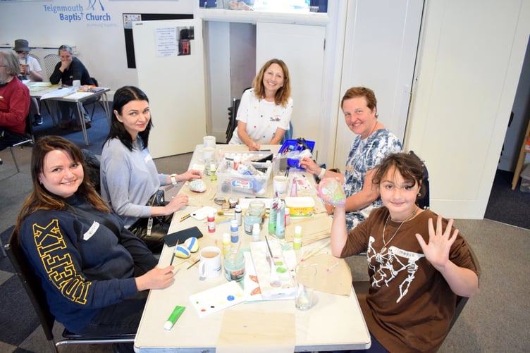 Arts and crafts session run by the Dawlish and Teignmouth Homes for Ukraine group at Teignmouth Baptist Church have been a great success.
Picture Dawlish and Teignmouth Homes for Ukraine
Contact Jody Merelle (July 2022)