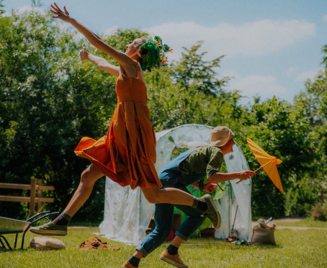 Dancing lesson on plants at Farnham Maltings