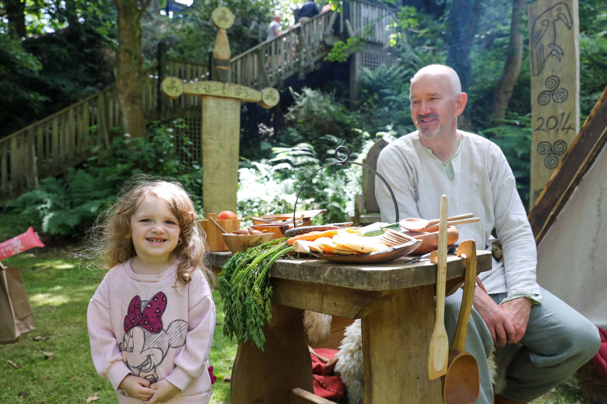 3 Year Old Harley Firkins at the Viking Village at Tynwald Day 2022. Photo by Callum Staley (CJS Photography)