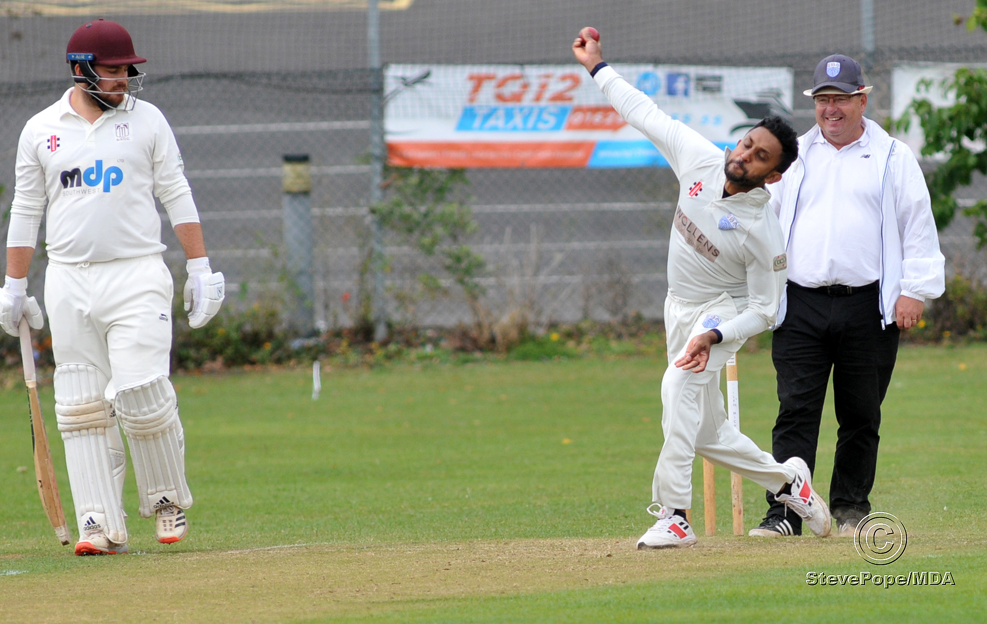 Action from the Marsh Road where South Devon entertained Stoke Gabriel in the Devon Cricket League C Division West on Saturday.