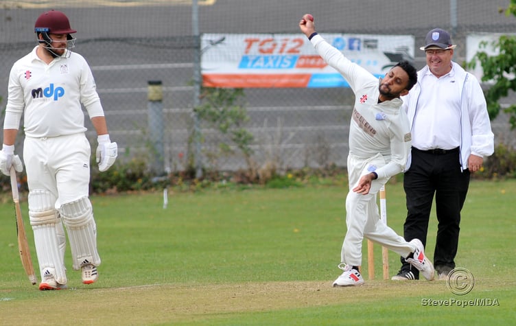 Action from the Marsh Road where South Devon entertained Stoke Gabriel in the Devon Cricket League C Division West on Saturday.