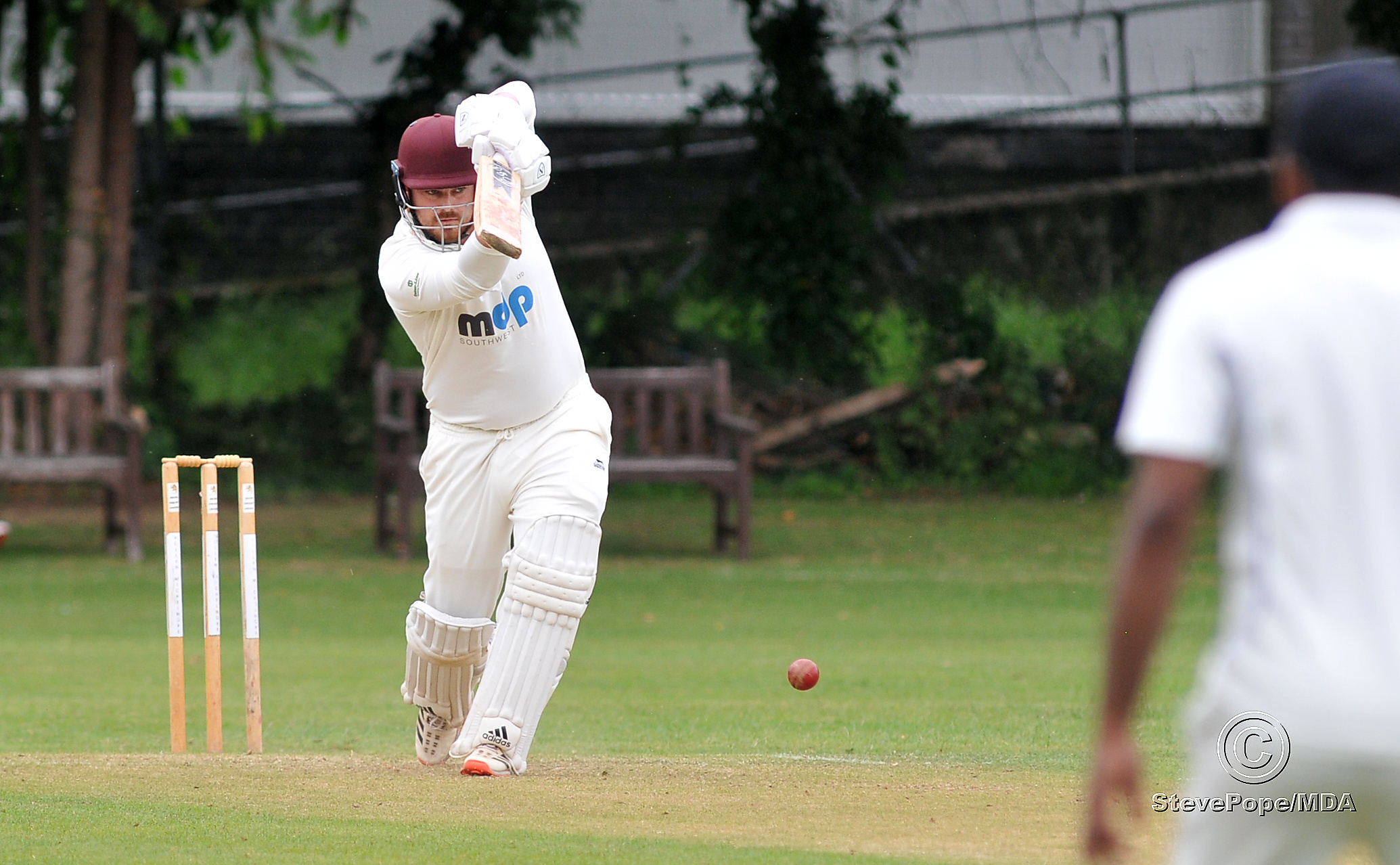Action from the Marsh Road where South Devon entertained Stoke Gabriel in the Devon Cricket League C Division West on Saturday.