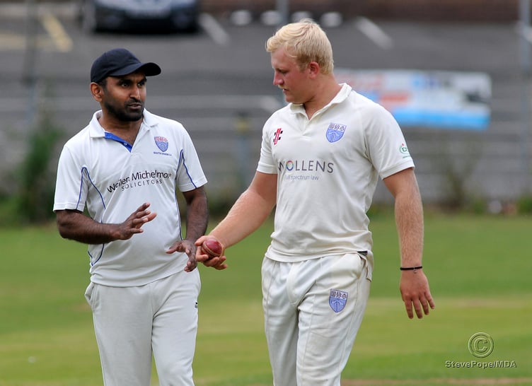 Action from the Marsh Road where South Devon entertained Stoke Gabriel in the Devon Cricket League C Division West on Saturday.