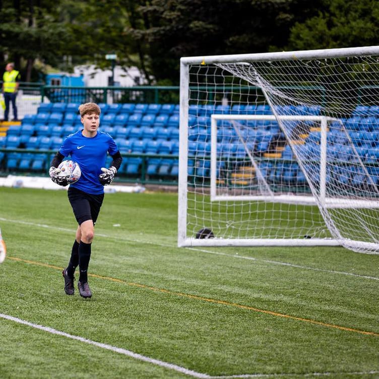 The teenager has featured regularly for St John’s in the junior set-up, as well as for the Isle of Man FA Centre of Excellence