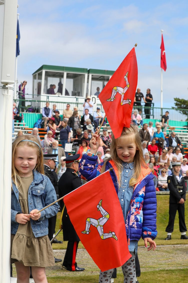 Amelia Kneen & Harper Potts at Tynwald Day 2022. Photo by Callum Staley (CJS Photography)