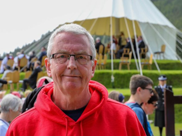 Petitioner at Tynwald Day 2022. Photo by Callum Staley (CJS Photography)