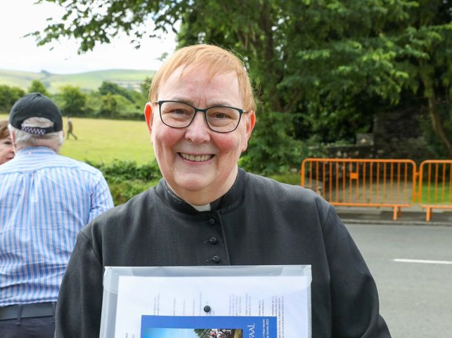 Petitioner at Tynwald Day 2022. Photo by Callum Staley (CJS Photography)